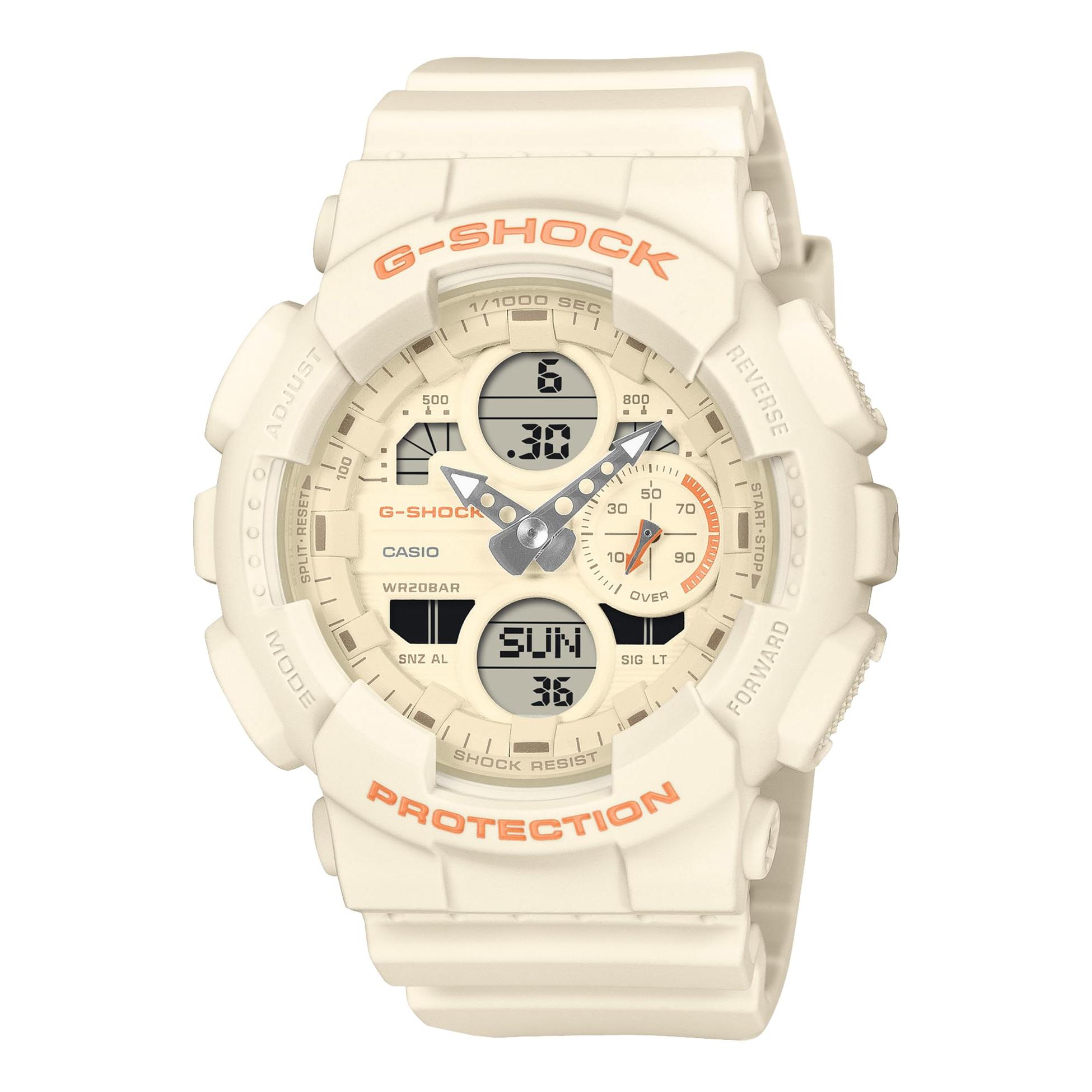 Casio Женские часы G-Shock GMA-S140-7AJF Белые - Экологичный материал, Официальная модель Японии