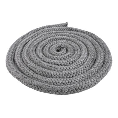 Feuerseildichtung Schwarze Dichtungsschnur Ersatzseildichtung Verschleiß Glasfasermaterial Flexible Konstruktion Langlebige Leistung