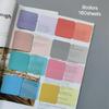 Durability 8 Color Index Tab With Adhesive Backing Portable Classification Sticker for Journals Documents