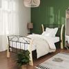 VidaXL Bed Frames Black Metal 90x200 Cm