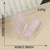 Computer Embroidery Badge Cloth Label Butterfly Transparent Jewelry Accessories Clothing Accessories Chapter Boy Handmade Diy Embroidery Cloth Sticker