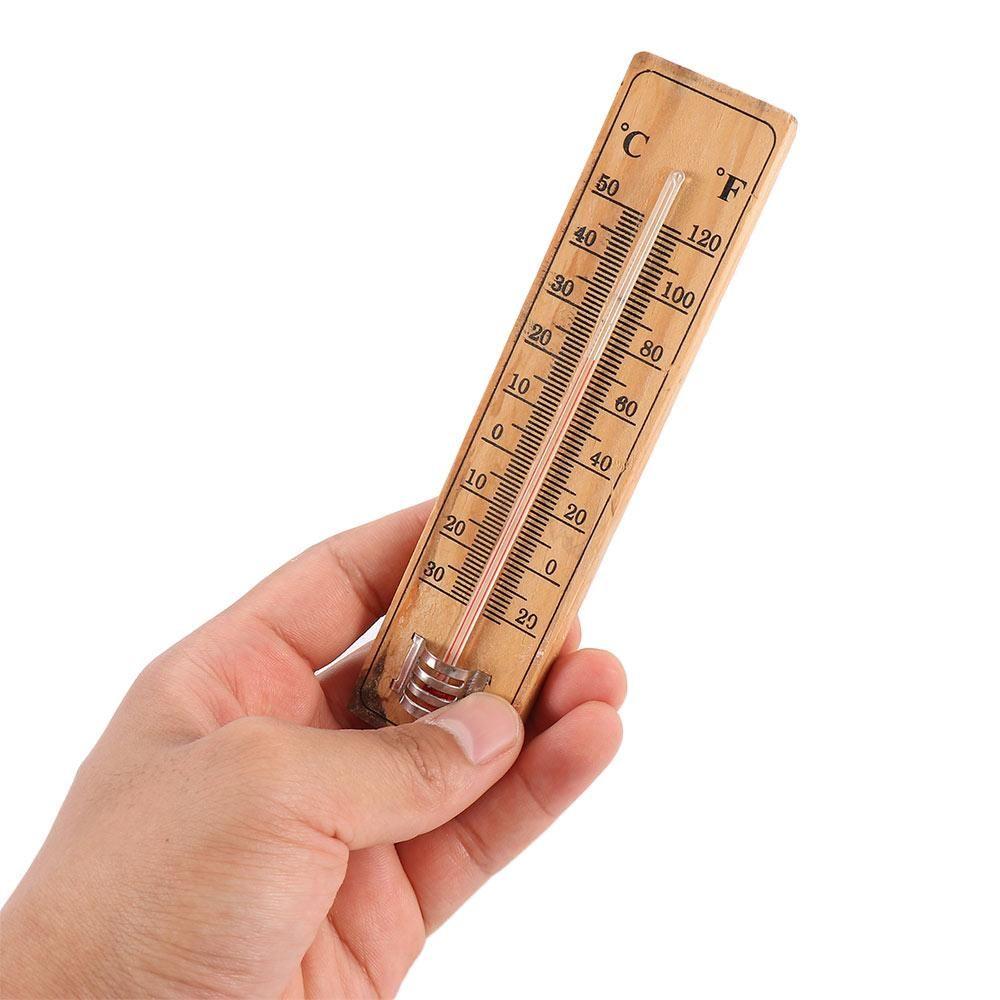 Zahradní Garážová Kancelářská Dřevěná Nástěnná Závěsná Digitální Čtecí Typ Nástěnný Záznamník Teploty Teploměry