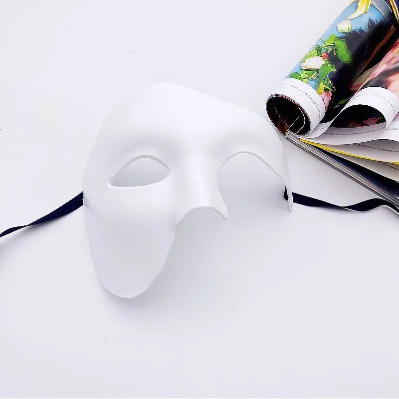 Halloween Costume Party Masquerade Male Masquerade Half Face Adult Phantom Of The Opera Retro Prince One-eyed Mask
