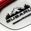Adesivi in Vinile Decorativi 7" Alberi e Montagna Per Subaru Forester Outback Ascent Crossstrek, Grafiche Decorative Sopra Emblema Per Camion Auto