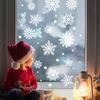 Christmas Decoration Snowflakes Electrostatic Stickers Window Glass Stickers Snowflakes Window Stickers Christmas