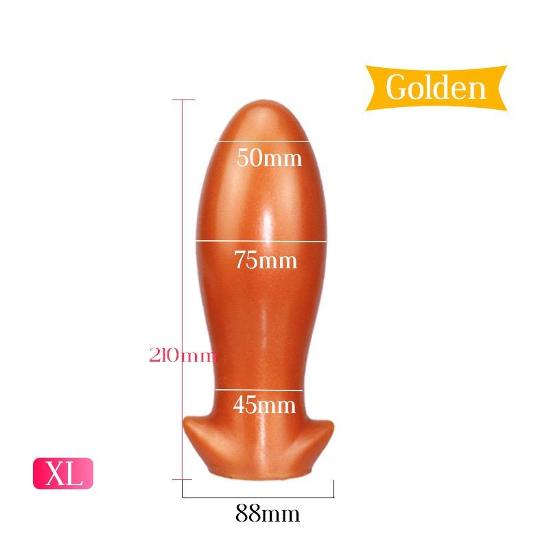 XXL Silicone Plug, Huge Soft Liquid Silicone Design with Comfort Base, Flexible Large Size Toy for Couples, Multiple Sizes Available