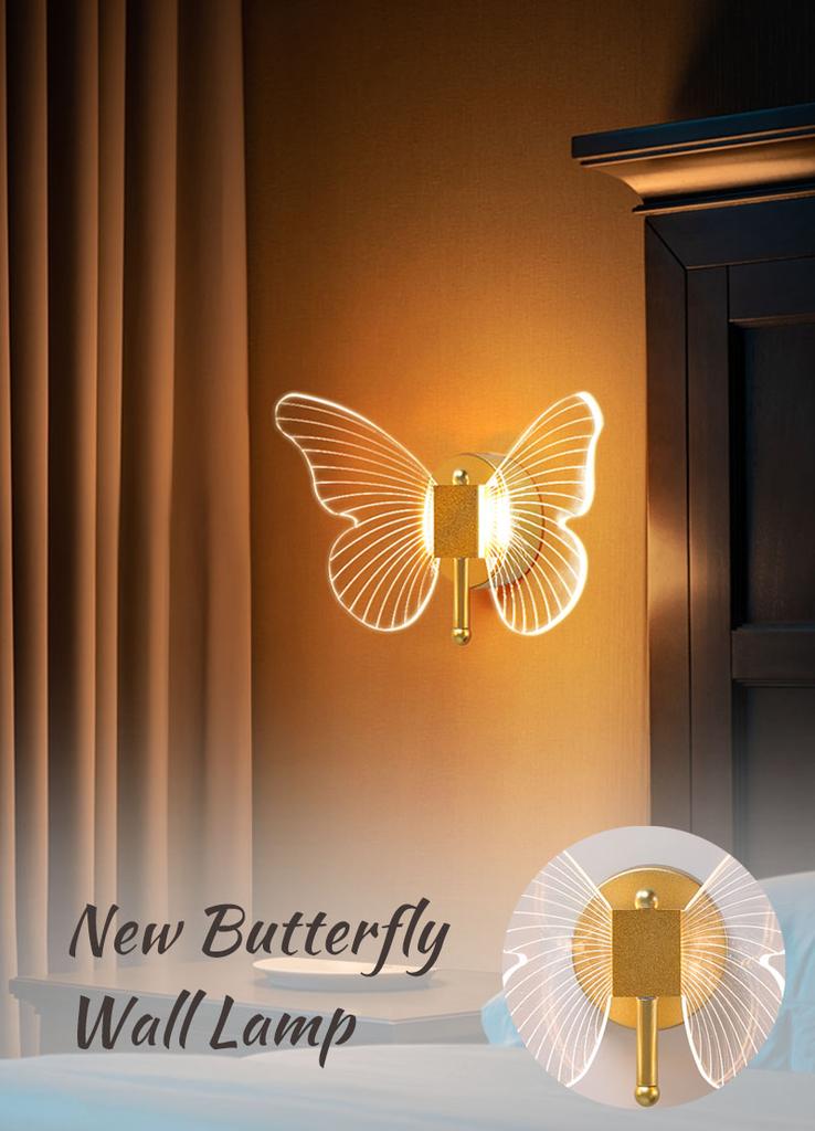 Butterfly Lamp Pendant Lamp Crystal Chandeliers Modern Chandelier Dining Room Lights Nordic Kitchen Livingroom Decoration