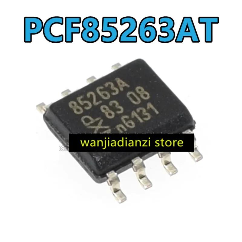

5PCS New imported original PCF85263AT/AJ printing 85263A patch SOP8 dual power clock chip PCF85263 чорний
