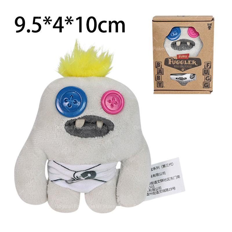 Hot Fuggler Teeth Monster Plush Doll Little Monsters Baby Series Funk Teeth Treasure Ugly Monster Collectible Toys Holiday Gifts