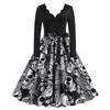 BITCED Fashion Autumn Winter Long Sleeve V-Neck Casual Dresses