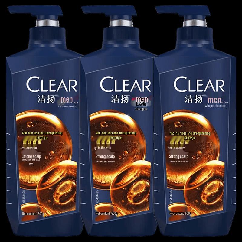 Clear Men Anti-Dandruff & Oil Control Shampoo (3-Pack)