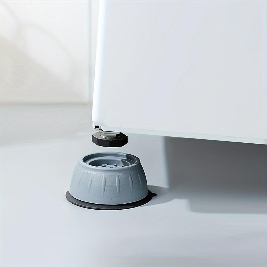 4pcs Anti-Vibration Washing Machine Pads - Non-Slip, Shock Absorbing & Noise Reducing Mats for Washer and Dryer Support