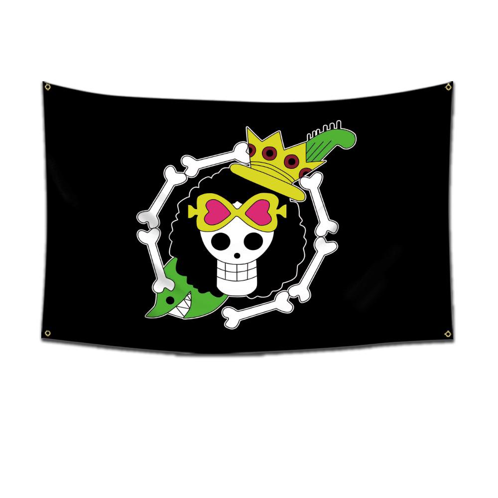 Anime One Piece Jolly Roger Decor de Perete Steag Pictură Jucărie Desen Animat Luffy Zoro Pălărie de Paie Steag Craniu Pirați Jucării Cadou 60x90cm
