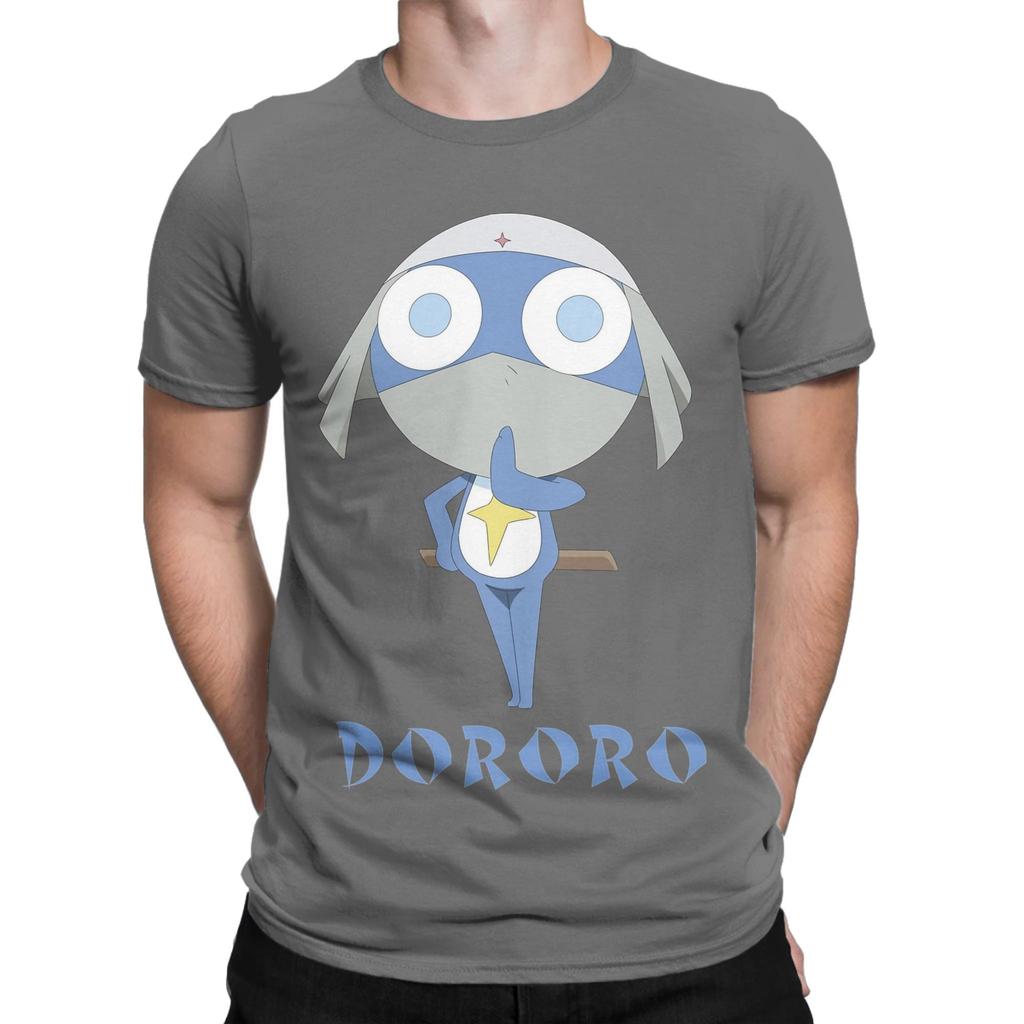 Men Women Lance Corporal Dororo Reporting Sgt Frog Keroro T Shirt  Pure Cotton Clothing Fun Short Sleeve Tees Summer TShirt