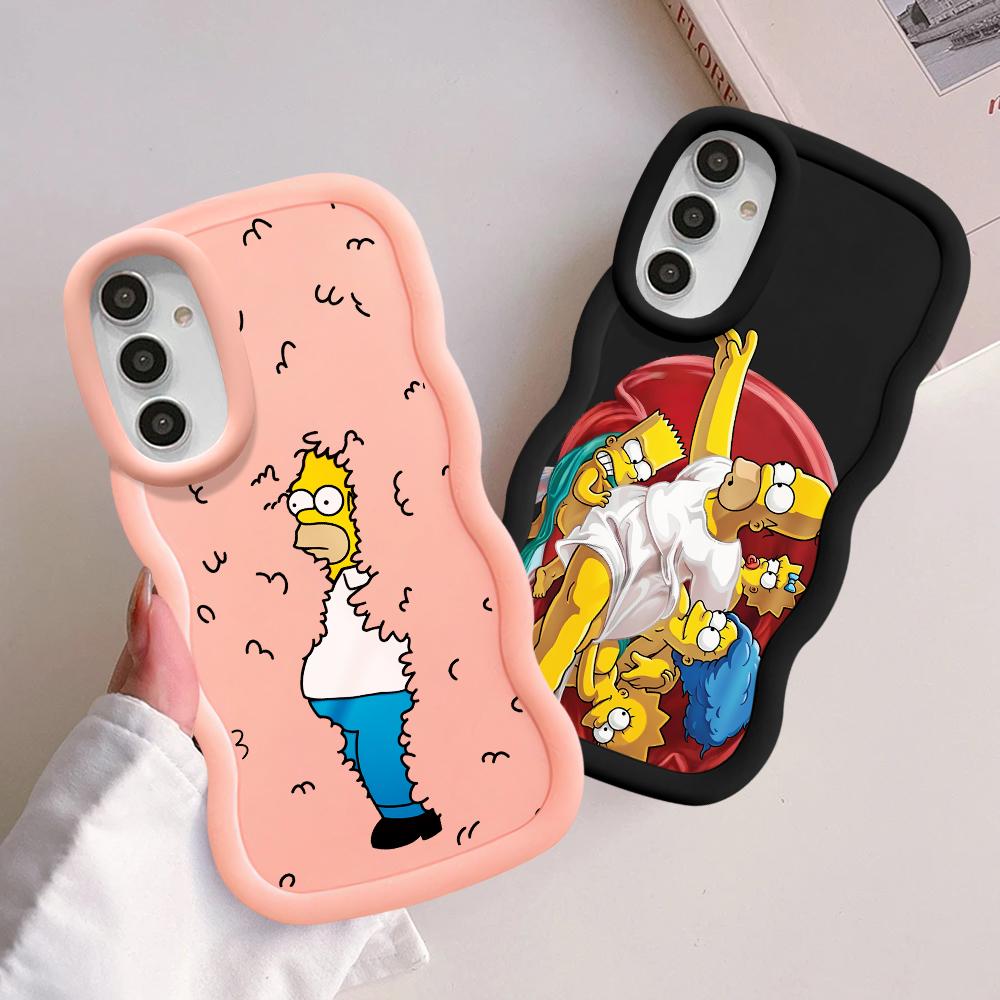 The S-simpsons Cute Case for Samsung Galaxy A11 A12 A13 A14 A15 A16 A21s A36 A26 A34 A33 A35 Soft Phone Cover