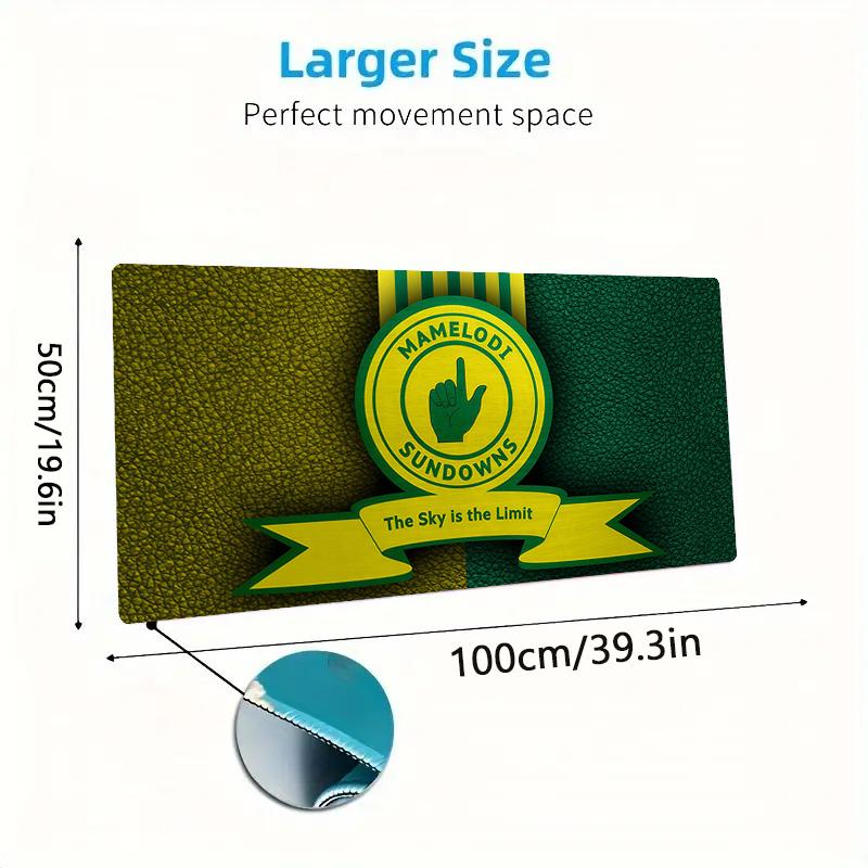 Mamelodi Sundowns Print  Cushion Non-slip Laptop Tablet Big Mousepad XXL Mat Mini PC Playmat With Lock Edge