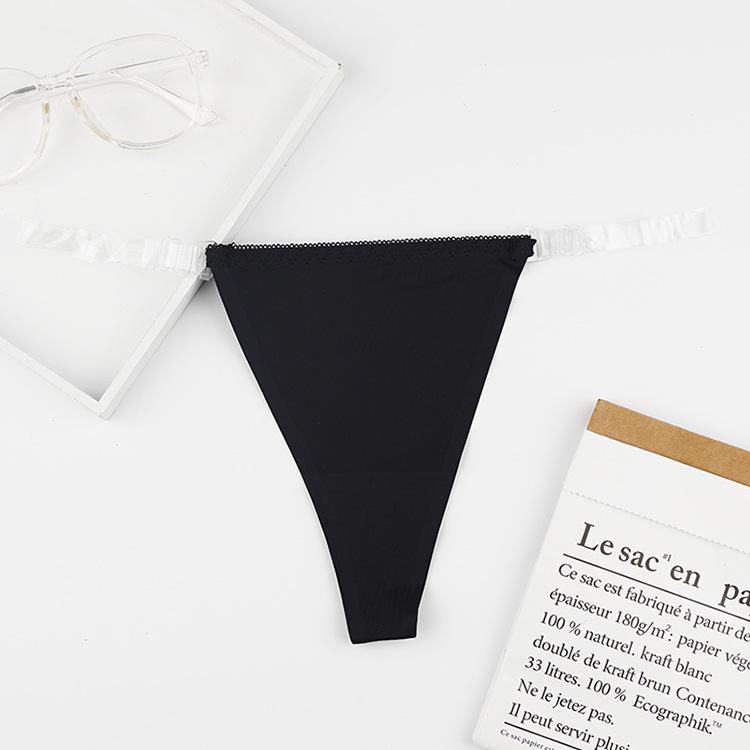Seamless Low-Rise Ice Silk Women's Panties - Breathable, Anti-Clamping, Thin Summer Design