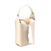 Pack Of 2 PU Leather Hanging Tissue Holder Paper Towel Refill Box for Home and Car Use Stylish Kitchen Napkin Dispenser