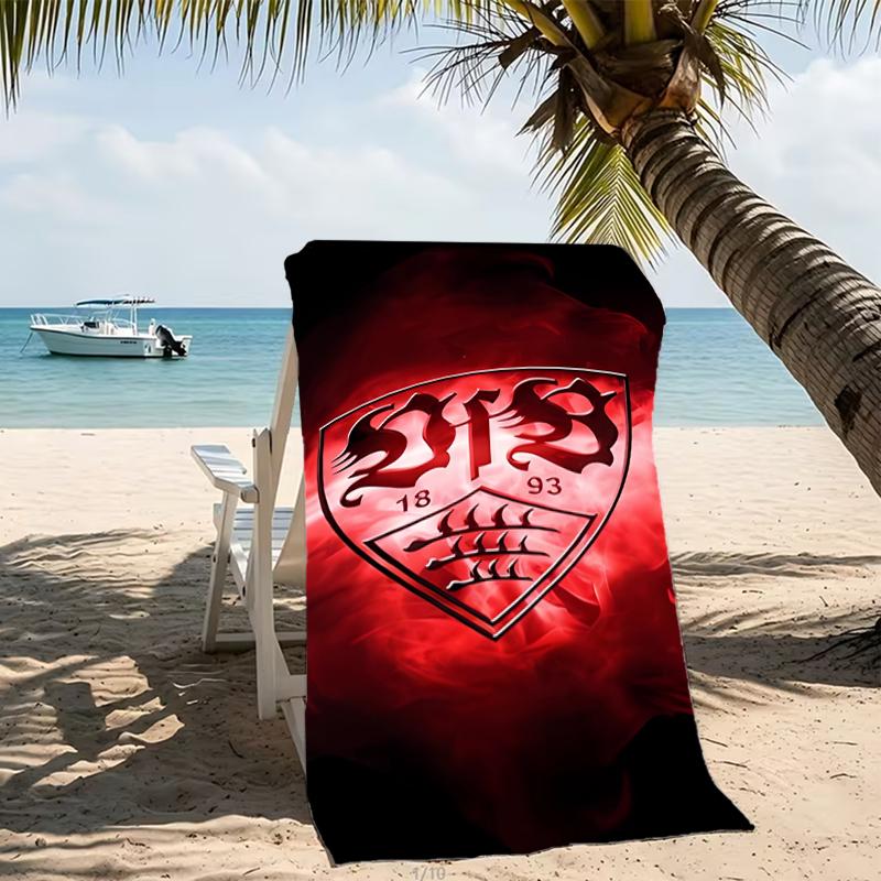 Beach Towel with Football club logo Pattern - soft,absorbent,machine washable Lightweight&Modern,swimming,Travel Essentials