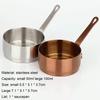 Sauce Pan Lightweight Non-Stick Stainless Steel Heat-resistant Stockpots for Milk