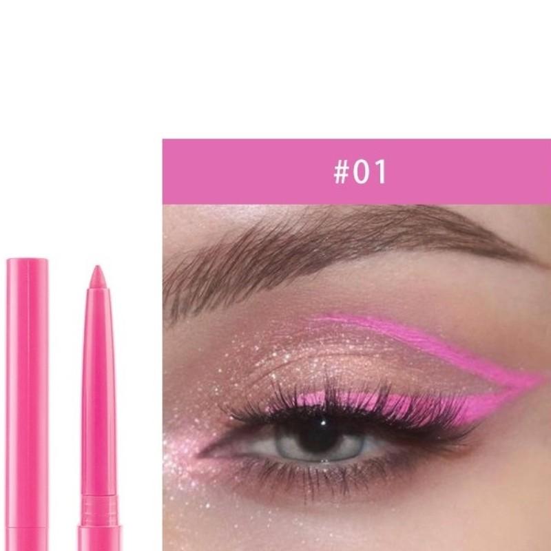 20 Color Option Matte Eyeliner Gel Pencil Easy To Wear Colorful White Yellow Blue Eye Liner Pen Cream Makeup Cosmetics