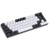 Membrane Gaming Keyboard 68 Keys RGB Backlit Ergonomic USB Interface Computer Keyboard for Win System Office Family