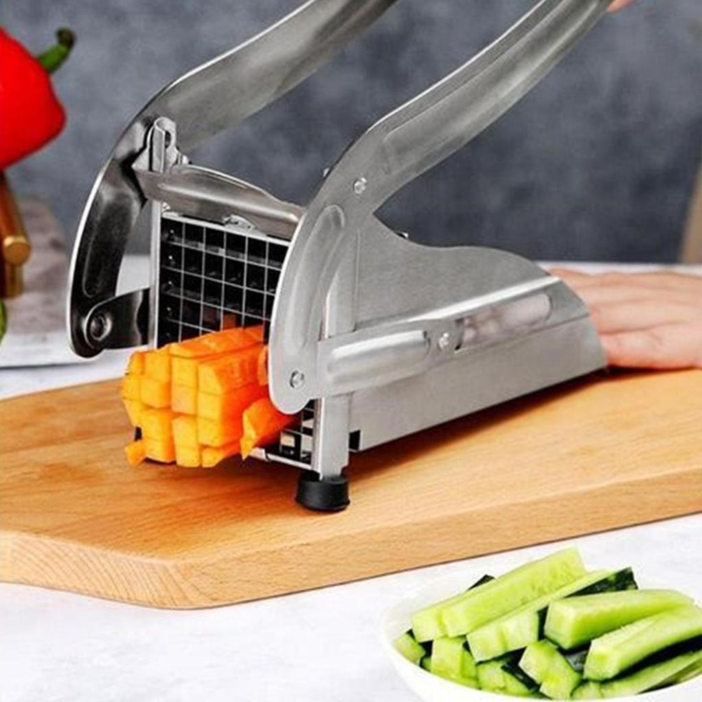 Potato Fry Chopper French Fry Cutter Chopper Replacement Kitchen Gadget Vegetable Cutting Tool for Tomato Onions Zucchini Bell