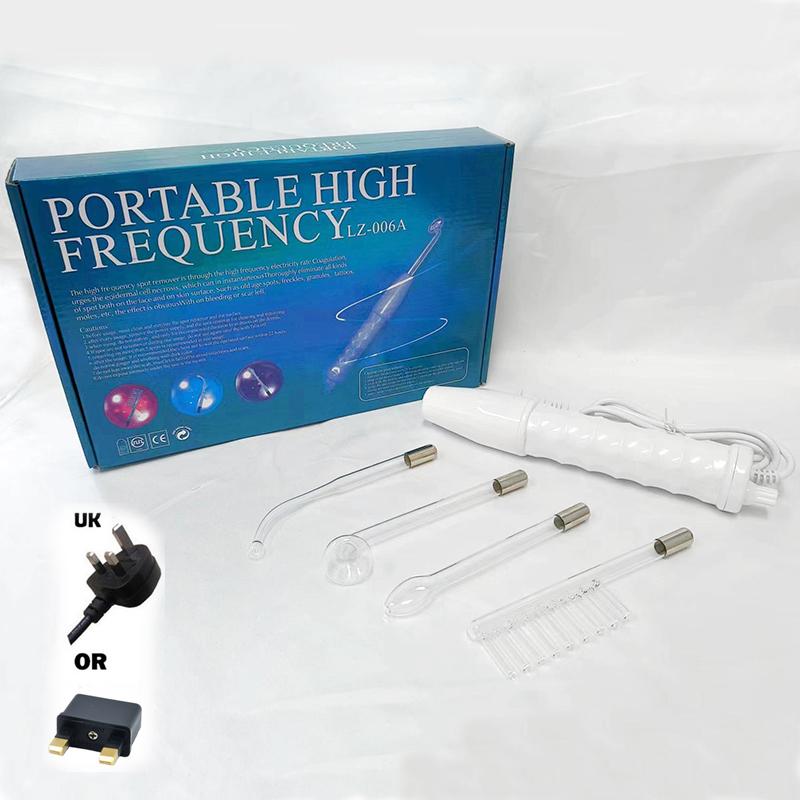 Portable Handheld Skin Care Blackhead Acne Removal Skin Tightening Hair & Scalp Stimulator High Frequency Beauty Instrument