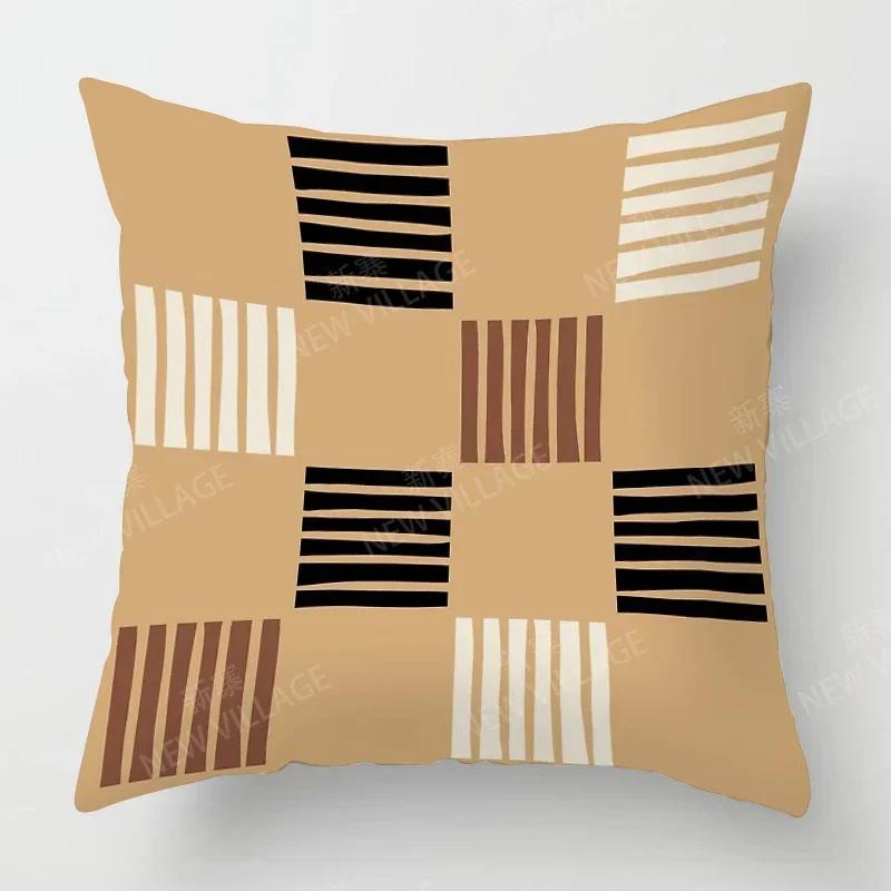 Nordic Fall Home Decor Autumn Throw Pillow Case Sofa Cushion Cover Modern