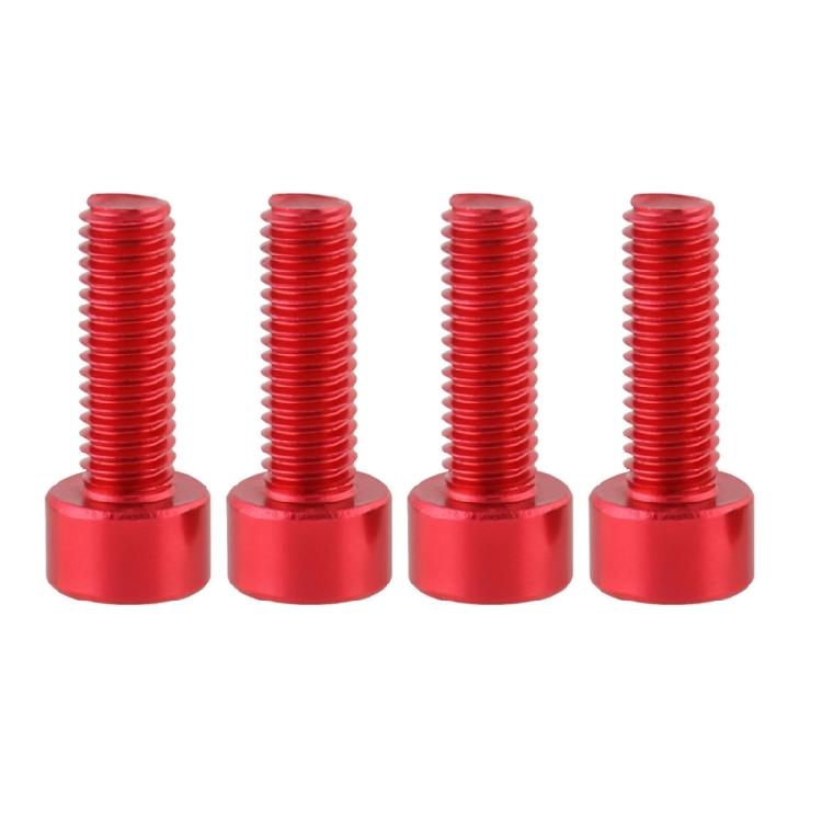 4pcs Heavy Type Bicycles Bottles Holder Bolt High Strength Bike Bottles Holder Bolt for Mountain Bike Enhancement