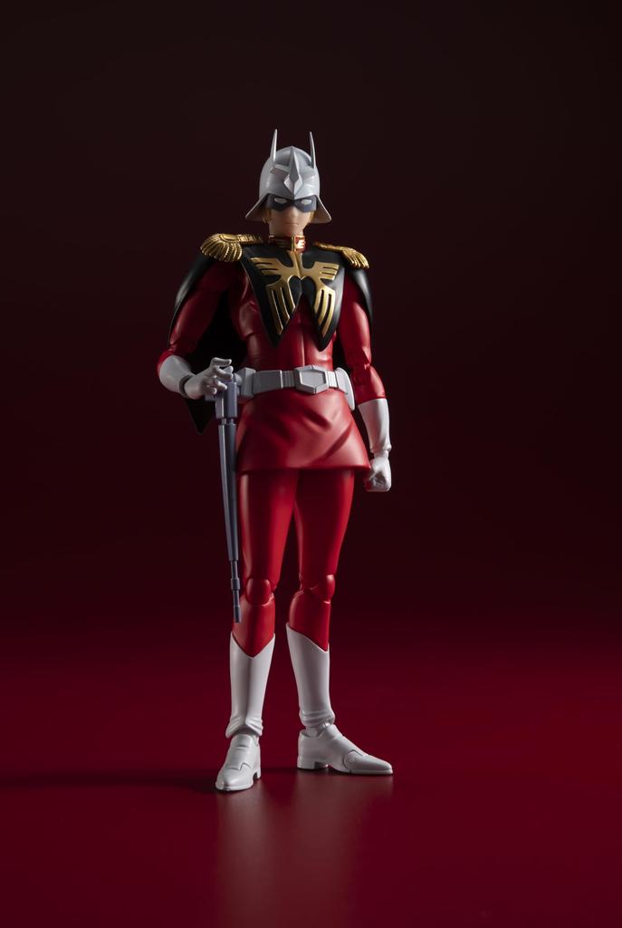 TAMASHII NATIONS Mobile Suit Gundam Char Aznable 155mm PVC ABS Painted Action Figure S.H.Figuarts Approx. &