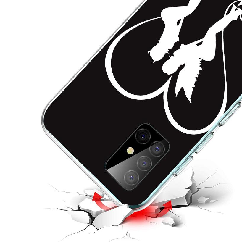 Angel Devil Sexy Girl Cover Phone Case For Samsung Galaxy A12 A22 A32 A52 A72 A02S Phone Case Note 20 Ultra 10 S10 Plus A51 A71
