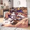 Freedom Gundam SEED Flannel Blanket Warm,Comfortable,Suitable for Bedrooms,Sofas,Beds,Chairs,Picnics,Travel