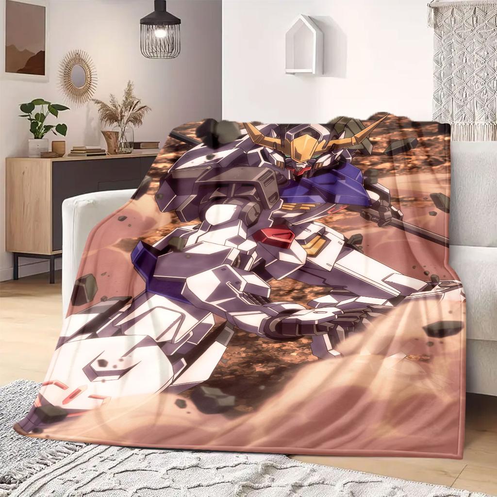 Freedom Gundam SEED Flannel Blanket Warm,Comfortable,Suitable for Bedrooms,Sofas,Beds,Chairs,Picnics,Travel
