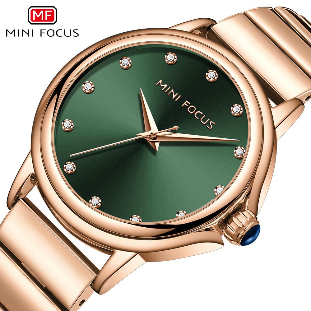 Watches Light Luxury Fashion Women's Watch Japanese Movement Waterproof Diamond Steel Band Women's Watch