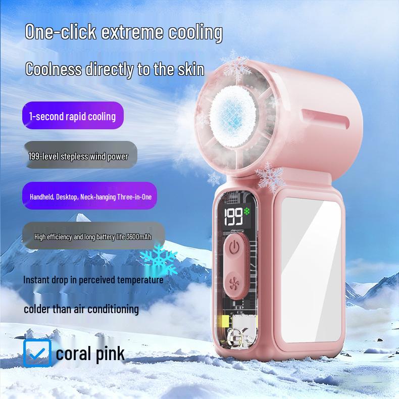 Portable Rechargeable Mini Handheld Cooling Fan