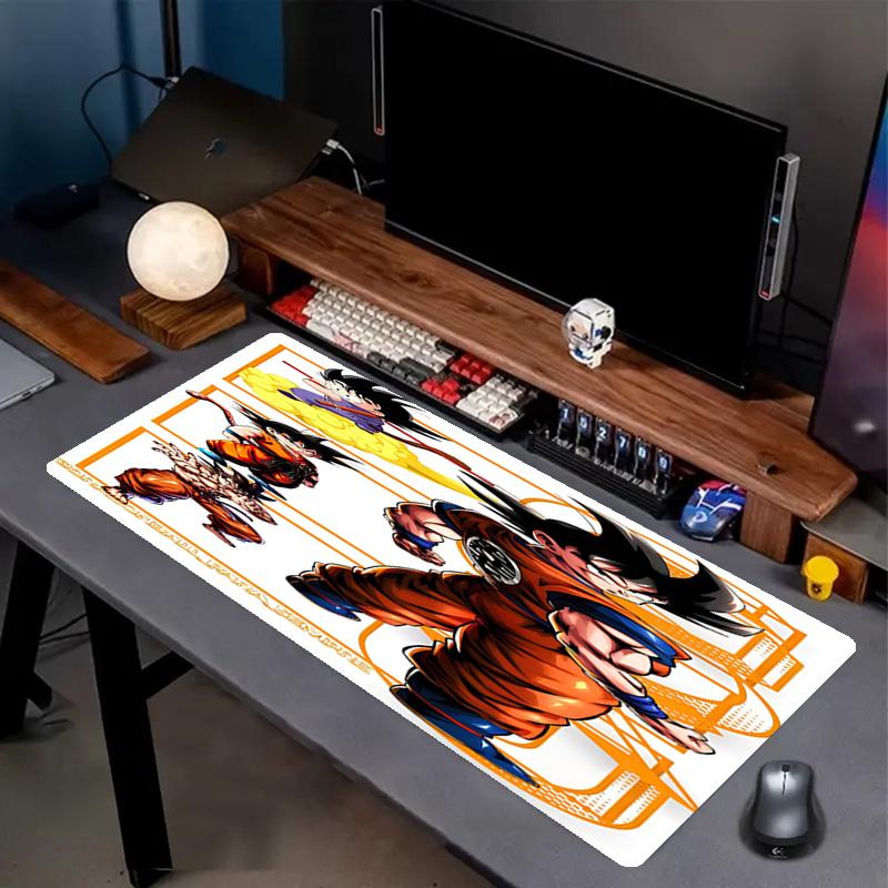Dragon Ball Print Mouse Pad, Anti‑Slip Desktop keyboard Mat, for PC Laptop Gaming Working Daily Use, Cool Festival Surprise Gift