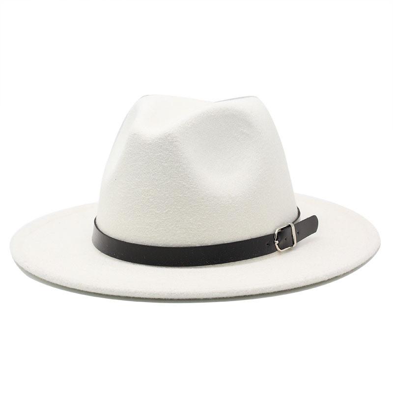 Unisex Wool Felt Top Hat With Wide Brim For Formal Events And Gift Giving