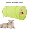 Cat Tunnel Foldable Polyester Interactive Tunnel Toy with Hanging   for Cats Rabbits Puppies