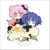 16CM Anime Happy Sugar Life Cosplay Ornaments Matsuzaka Satou Koube Shio Koube Asahi Acrylic Stand Figure Stand Halloween Gifts