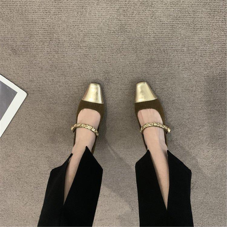 Fashion Hot Selling French Style Mary Jane Mid Heel Single Shoes Women's Retro Chic 2025 Autumn Model Well with Skirts Adult Footwear