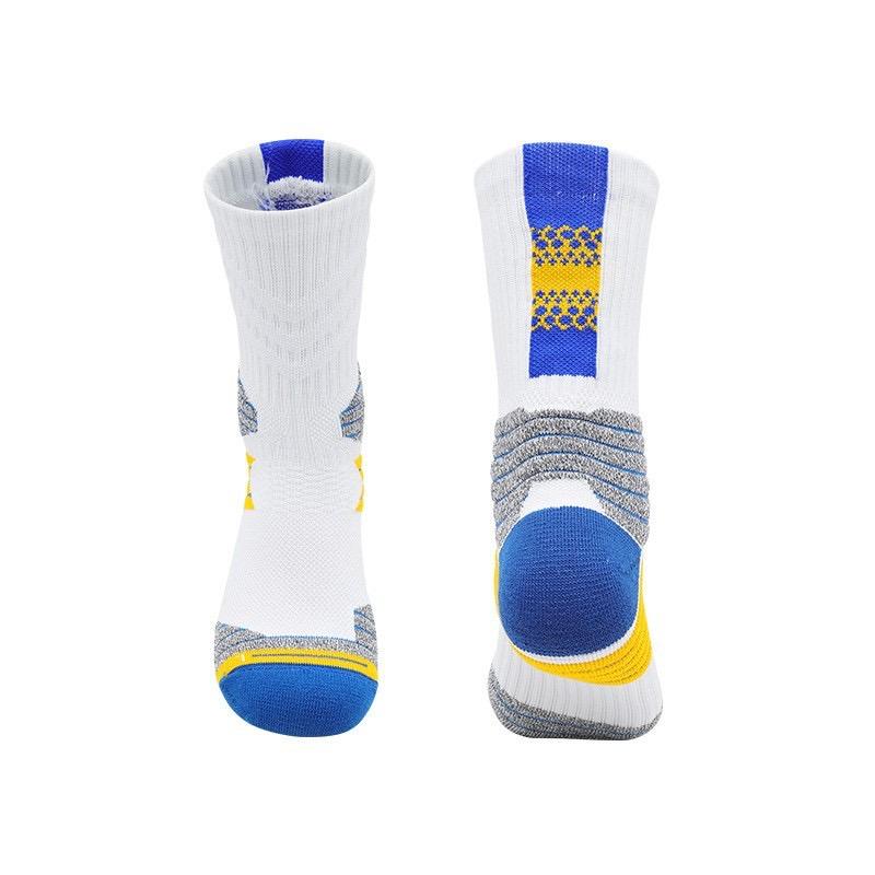 Practical Basketball Socks for Man Kids Thickened Towel Bottom Professional Medium Tube Sports for Elite Running Cycling