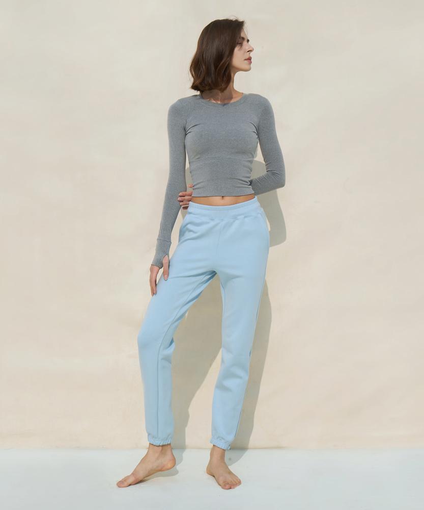 Debiweeo Attitude Sweatpants Devi-B0033-Baby Blue