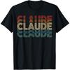 Claude AI T Shirt Cool Minimal Artificial Intelligence Tech Opus Vintage Washed Top for Everyday Wear Casual Fashion Soft