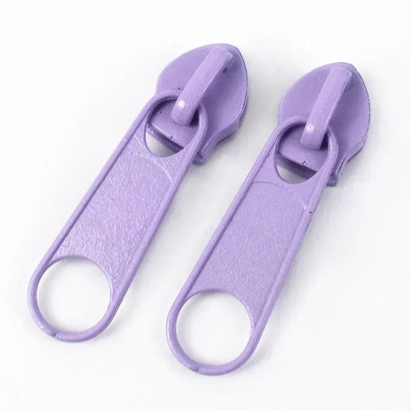 50/100/200Pcs Meetee 3# 5# Nylon Zipper Puller Bags Garment Zip Slider Backpack Pocket Zips Repair Kits DIY Sewing Accessories