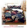 Quilt Duvet Cover Bedding Set Pillowcase Linens Green Plant 3D Queen King Size Double Bed Full Single 220x240 200x200 Bedroom