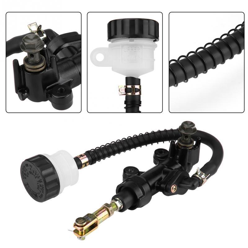 Motorcycle Rear Foot Brake Hydraulic Master Cylinder Pump Reservoir For Suzuki GSXR 600 750 1000 1100 GSX1300R