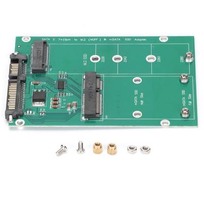 M.2 NGFF To SATA Adapter Stable Convenient Durable Sturdy MSATA SSD To SATA Converter