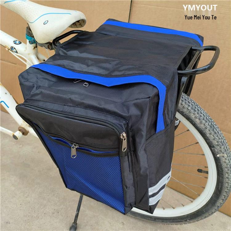 Bicycle Pannier & Scooter Tail Bag: Waterproof, Double-Sided Gear Storage for Rear Racks