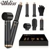 UKLISS 5 In 1 Blow Dryer Brush, Hair Dryer Brush Air Curler Air Curling Wrap Styler, Hot Air Brush Negative Ion Curler